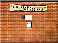 Old Newton Village Hall sign