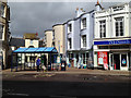 South end of Lower Brook Street, Teignmouth, with bus shelter