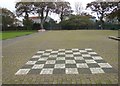 TQ1502 : Chess Board, Beach House Park, Worthing by Paul Gillett