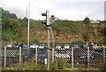 Cliff by the car park, Morley Station