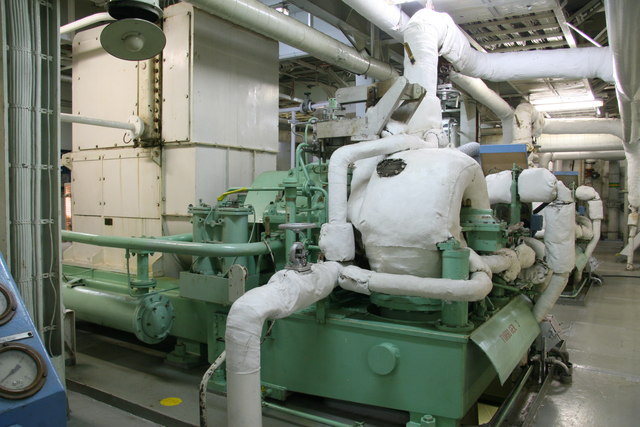 SS Margaret Hill - turbo-generator