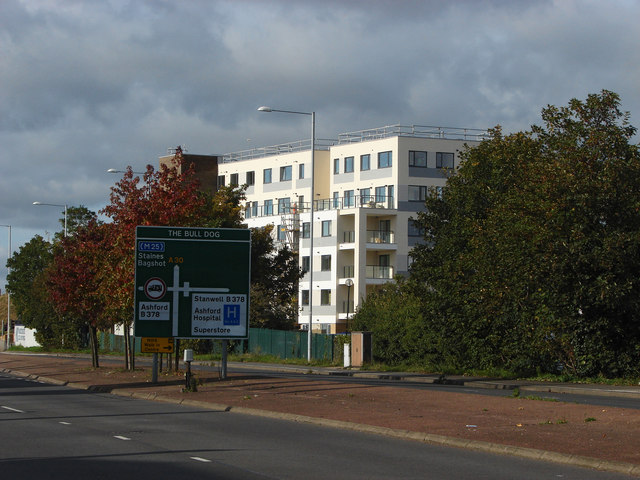 New flats, Ashford Hospital