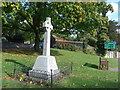 Seat by the war memorial