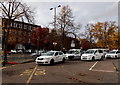 White taxis in Banbury