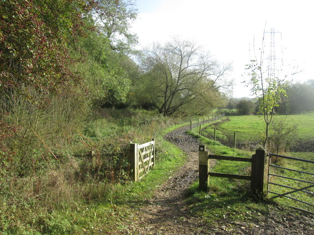 Footpath and permissive bridleway at Canklow Meadows