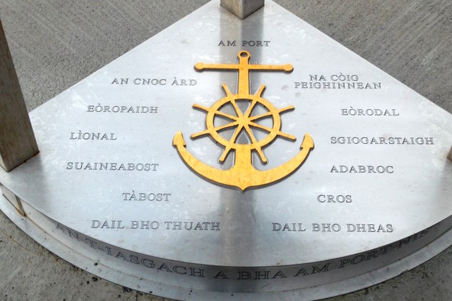 Detail of Ness Fishery Memorial
