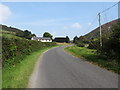 Mullaghans Road ascending north from Mullaghans Bridge