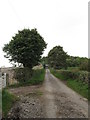 View northwestwards along a straight section of the Crooked Road