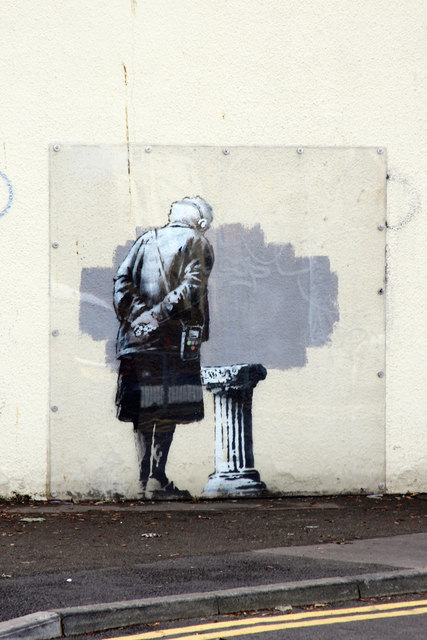 Banksy, Payers Park, Folkestone © Oast House Archive :: Geograph Britain and Ireland