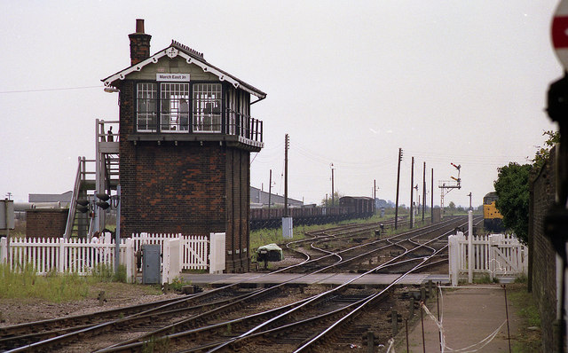 March East Junction Signal Box Dave Bevis Geograph Britain And Ireland