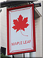 Maple Leaf sign