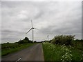 Wind turbines on Wagtail Lane, Craghead