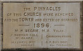 St Michael, Stockwell - Memorial stone