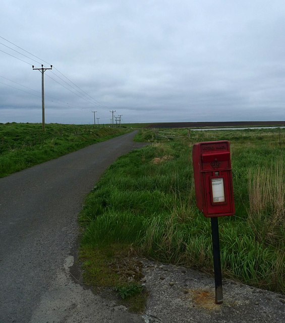Letter box by the B9061, Stronsay, Orkney