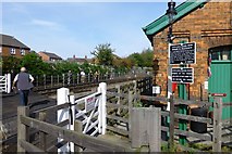 SK5419 : Level crossing at Loughborough Central Station by David Lally