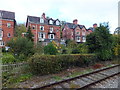 Houses beside the River Dee