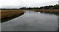 Upstream along the Lymington River towards Lymington