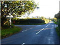 Broadway Lane becomes Anmore Lane at this crossroads