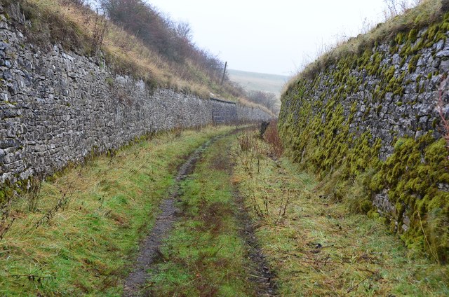 Cutting on the old Smardalegill line