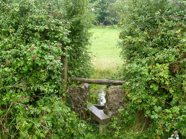 Over the stile and across the field
