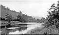 SO0648 : Downstream on River Wye, south of Builth Wells 1949 by Ben Brooksbank