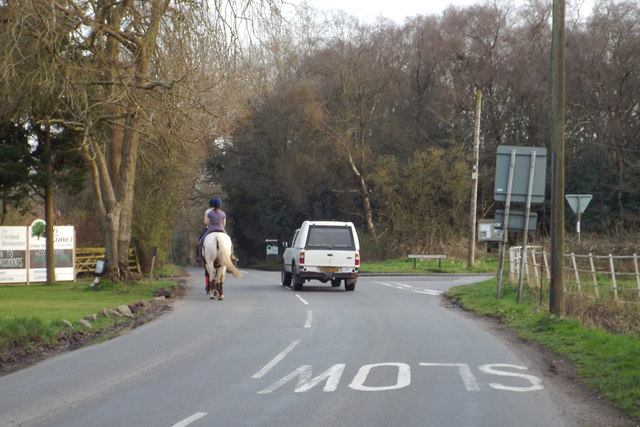 Horseriders, junction of Forshaw Heath Lane and Poolhead Lane, Forshaw Heath