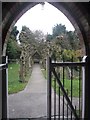 St Barnabas , Easterton: view from the porch