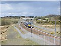 NS8766 : Airdrie - Bathgate railway by Richard Webb