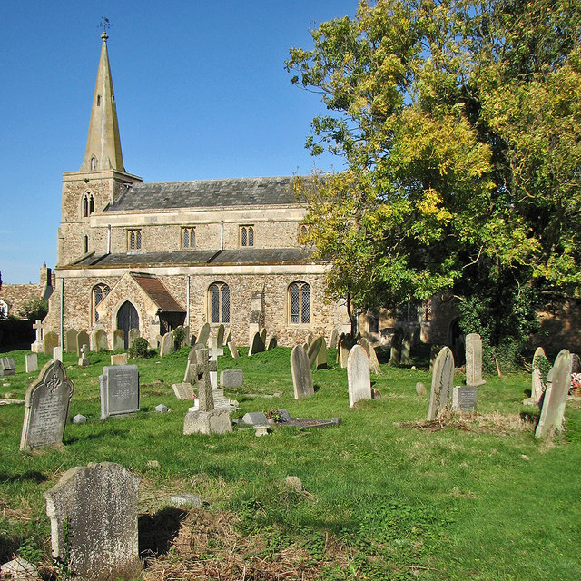 Fen Drayton: St Mary's Church and churchyard
