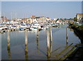 Marking the slipway