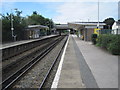 SJ2389 : Meols railway station, Wirral by Nigel Thompson