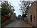 Traffic jam in Charlton St Peter