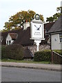 TG2205 : Marsh Harrier Public House sign by Geographer