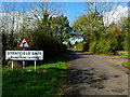 SU6961 : Minor road enters Stratfield Saye by Shazz