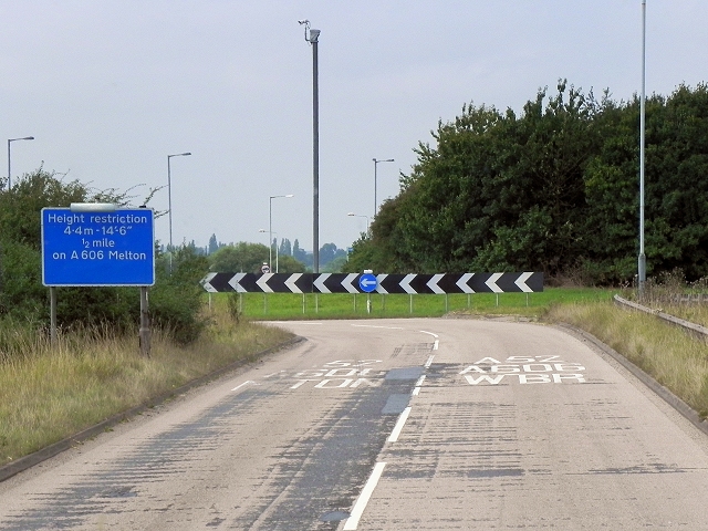 A52 at Junction with A606