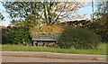 Pit memorabilia gracing the entrance of an industrial estate at Newstead