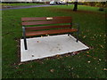 TM3864 : Bench off Carlton Road by Geographer