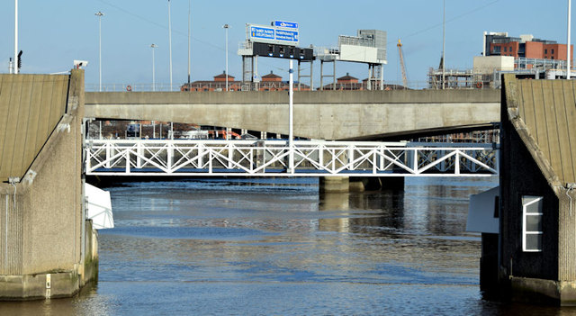 The Lagan weir footbridge, Belfast - November 2014(1)