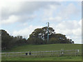 TQ4969 : Mast near the A20 by Stephen Craven
