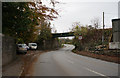 Railbridge over the B9099 at Murthly