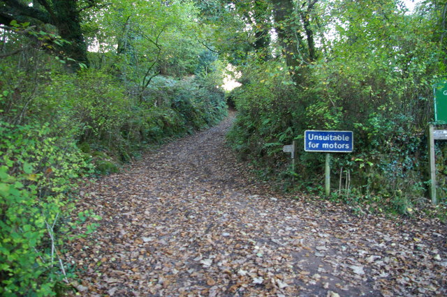 Byway from Leigh Bridge to Teigncombe