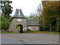 Entrance to Llanarth Court, near Abergavenny