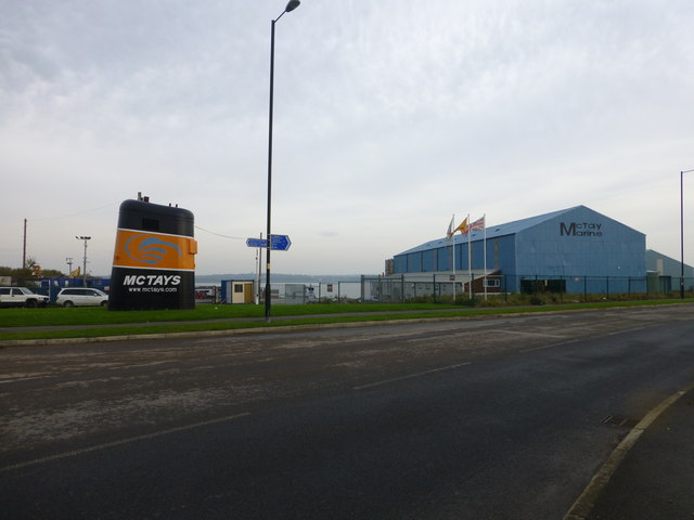 Marine industrial unit on Riverbank Road