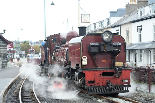 Welsh Highland Railway no 138 at Porthmadog