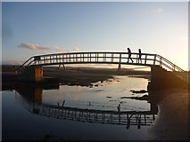 NT6678 : Coastal East Lothian ; Crossing The Bridge At Belhaven by Richard West