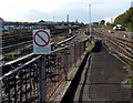 Railway lines SW of Swindon station