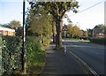 View up Chapel Lane