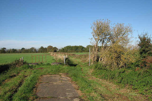 Great North Fen Drove ends