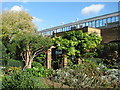 Hoxton Station from the garden of the Geffrye Museum