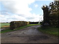 TM3272 : Entrance to Hill Farm, Heveningham by Geographer